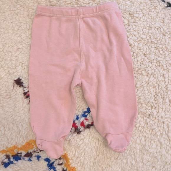 (ADD for $2) Baby Soy Pink Footie Pants (S 0-3m) - Picture 1 of 5